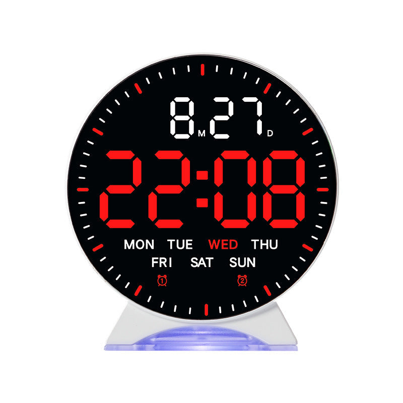 LED Alarm Clock with Custom Colors & Auto-Dimming