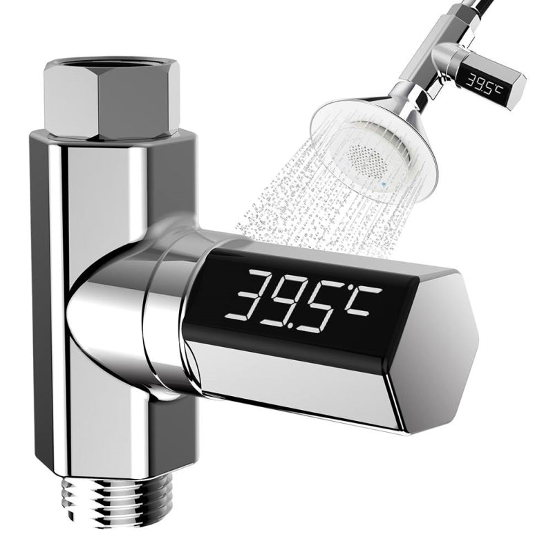 Shower Water Temperature Monitor With LED Display