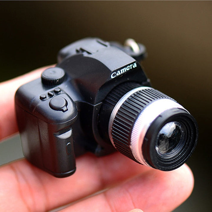 LED Camera Keychain Toy With Flashing Light & Sound