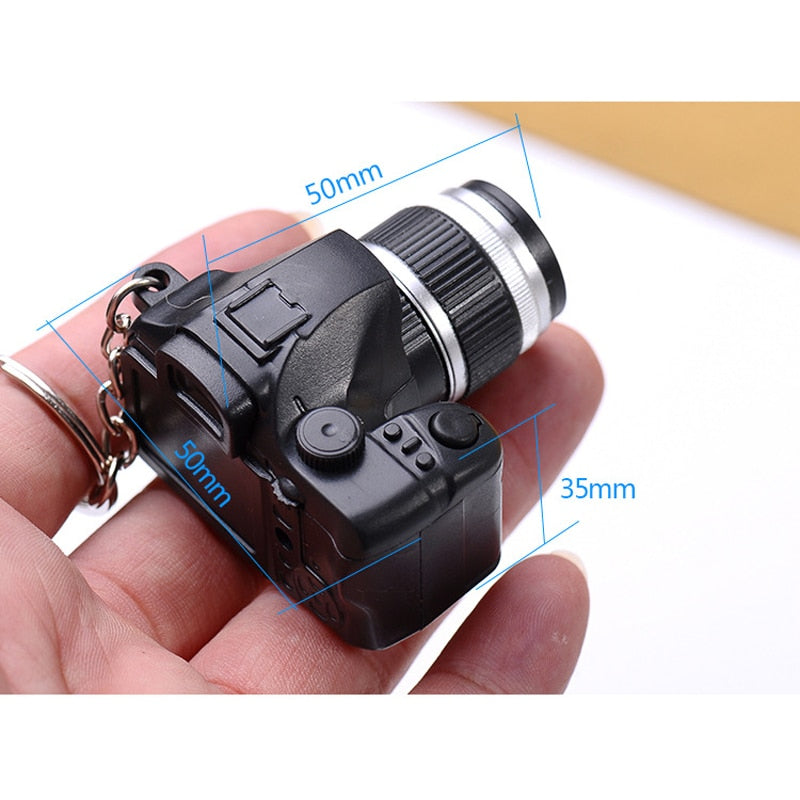 LED Camera Keychain Toy With Flashing Light & Sound