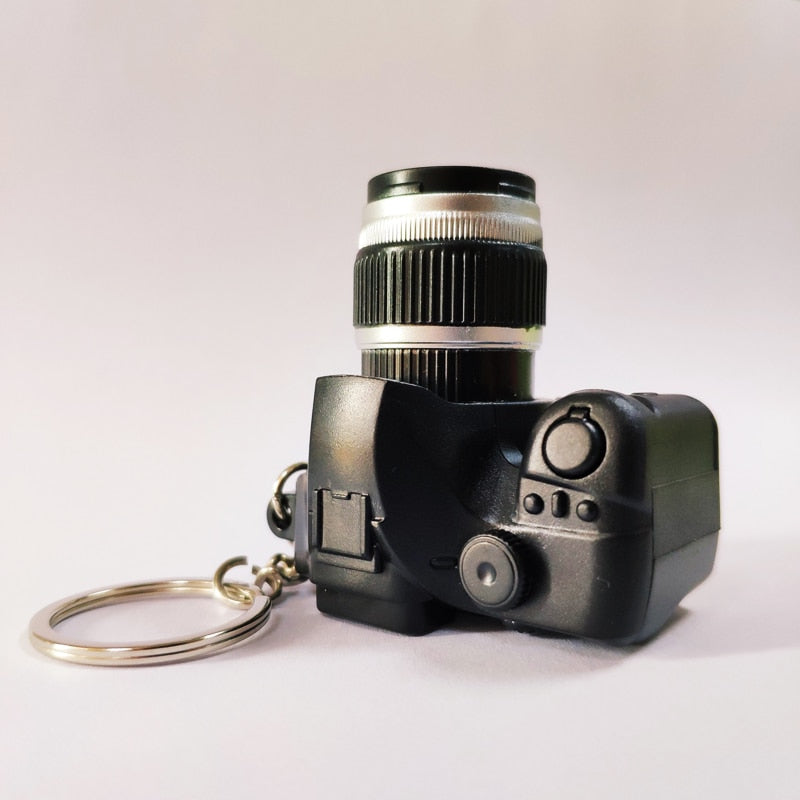 LED Camera Keychain Toy With Flashing Light & Sound