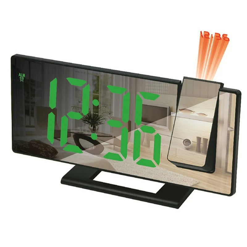Ceiling Projection Alarm Clock for Easy Bedside Reading