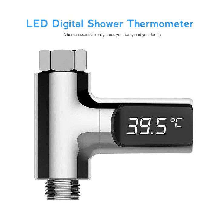 LED Shower Thermometer With Accurate Digital Display