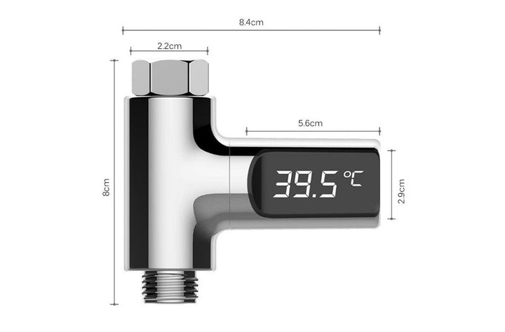LED Shower Thermometer With Accurate Digital Display