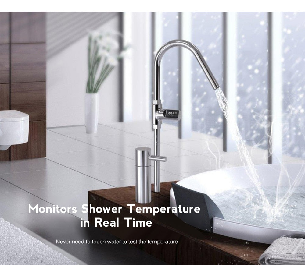 LED Shower Thermometer With Accurate Digital Display