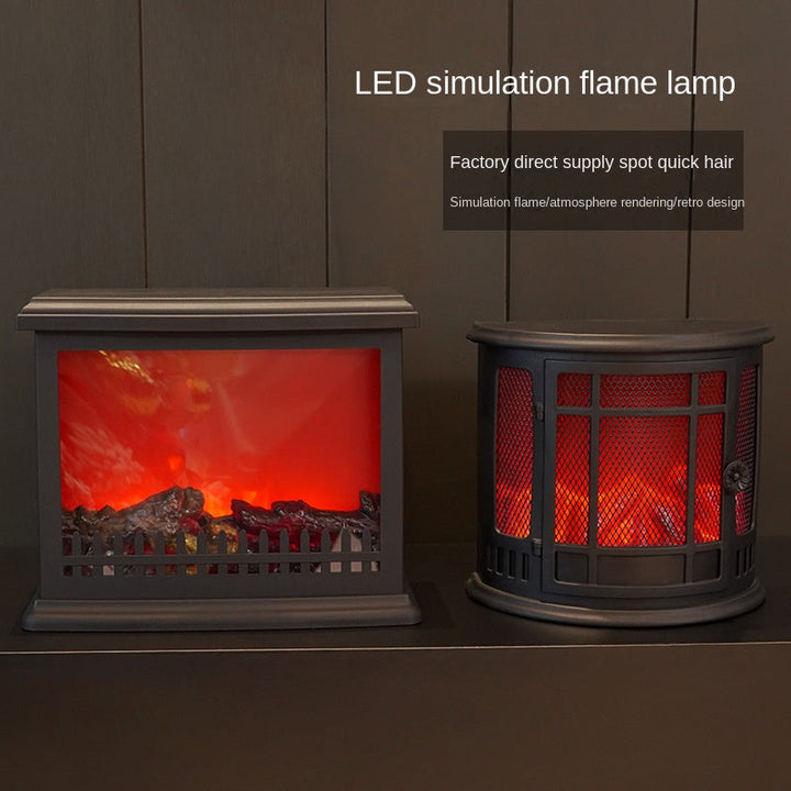 LED Flame Effect Wall Lamp for Cozy Fireplace Ambience