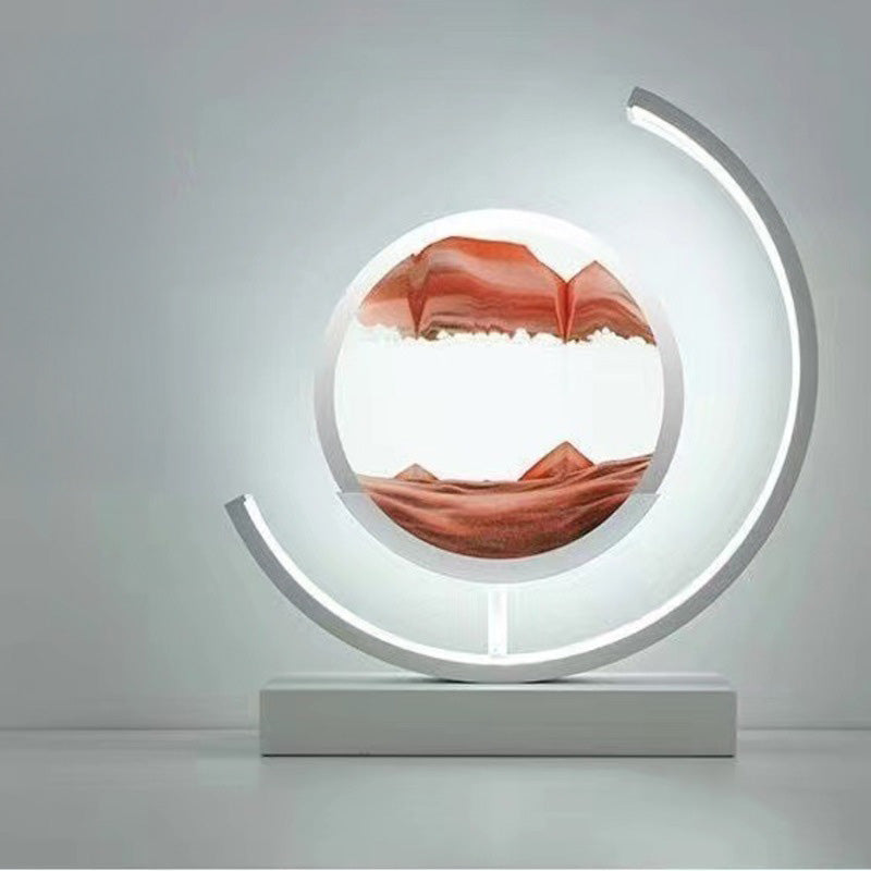 LED Flowing Sand Painting Lamp for Relaxing Ambient Light