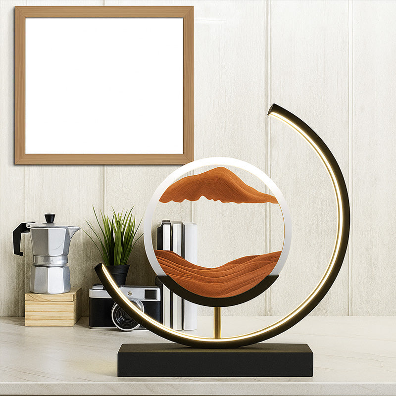 LED Flowing Sand Painting Lamp for Relaxing Ambient Light