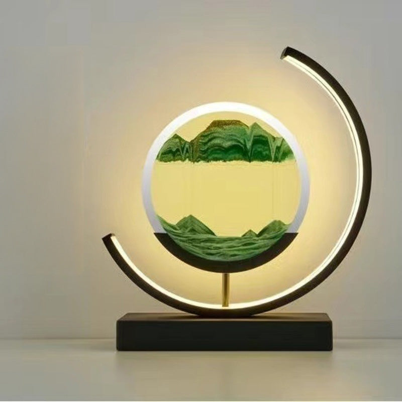 LED Flowing Sand Painting Lamp for Relaxing Ambient Light