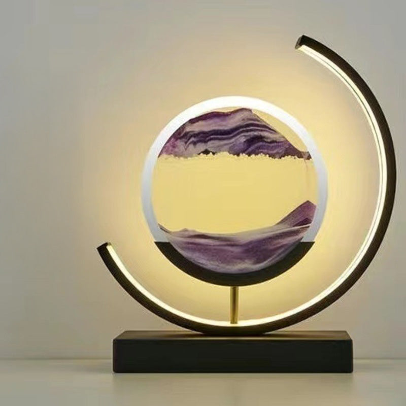 LED Flowing Sand Painting Lamp for Relaxing Ambient Light