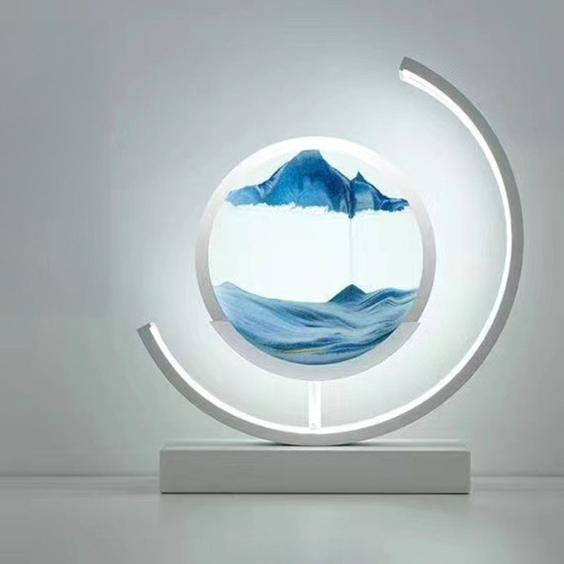 LED Flowing Sand Painting Lamp for Relaxing Ambient Light