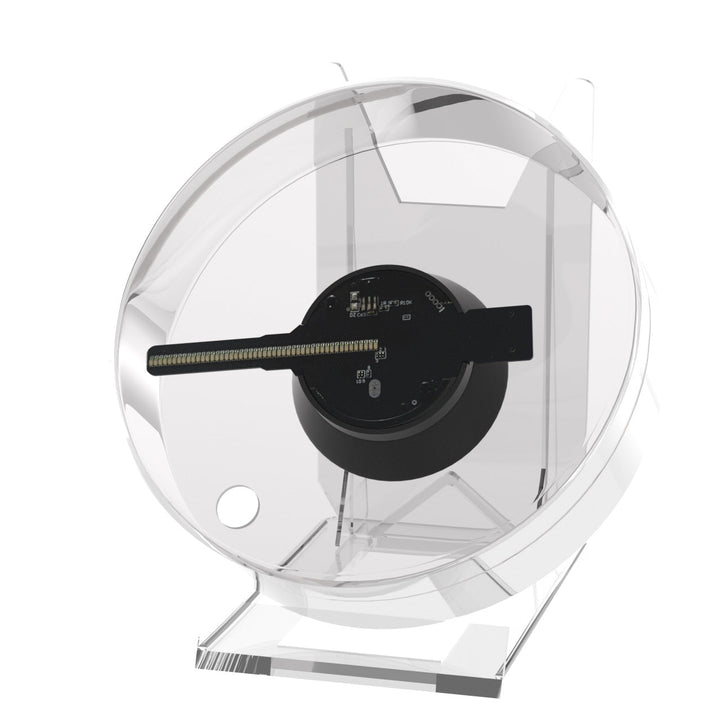 Holographic LED Fan Display for 3D-Style Advertising