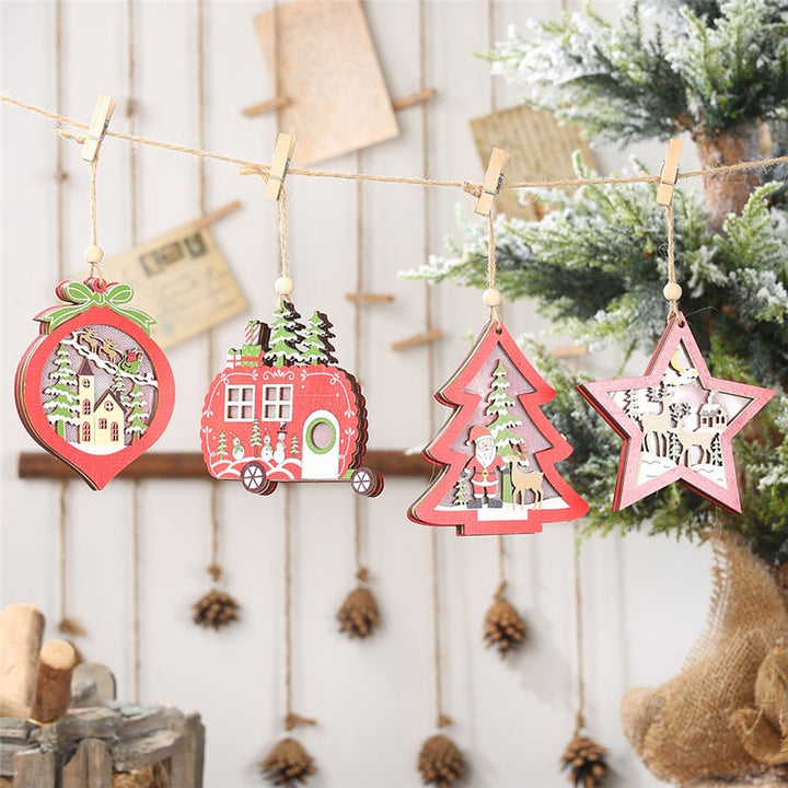 LED Christmas Ornaments Set for Cozy Holiday Decor