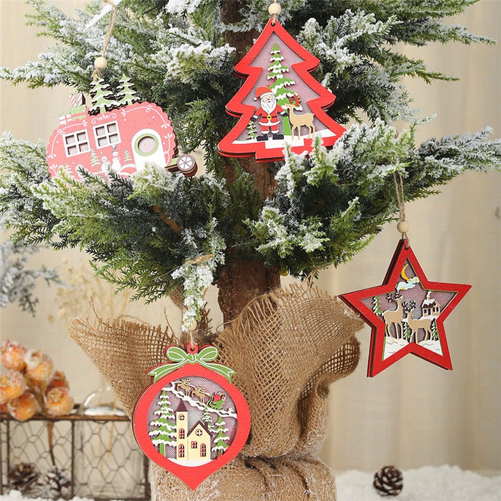 LED Christmas Ornaments Set for Cozy Holiday Decor