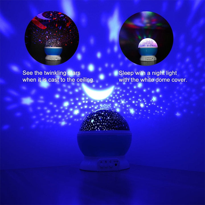 Kids Star Projector Night Light for Calming Bedtimes