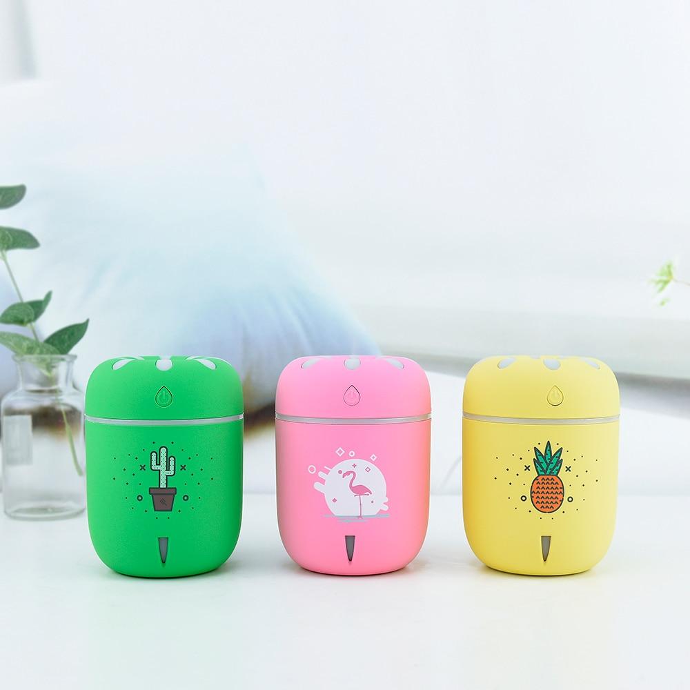 USB Pineapple Humidifier with LED Mood Light Diffuser