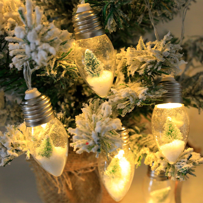 LED Wishing Bottle String Lights for Cozy Christmas Decor