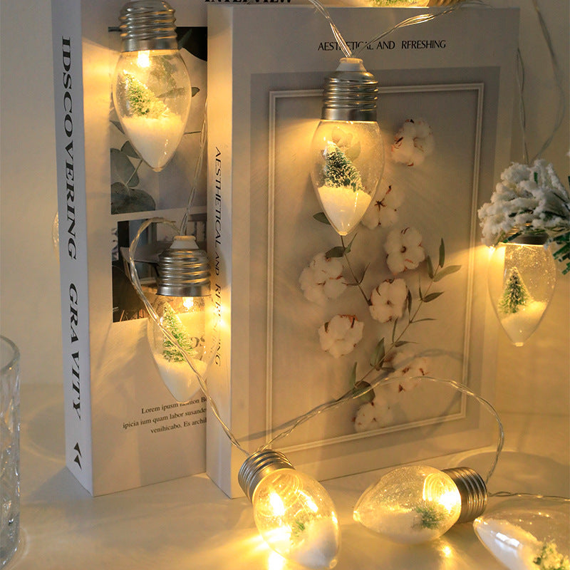 LED Wishing Bottle String Lights for Cozy Christmas Decor