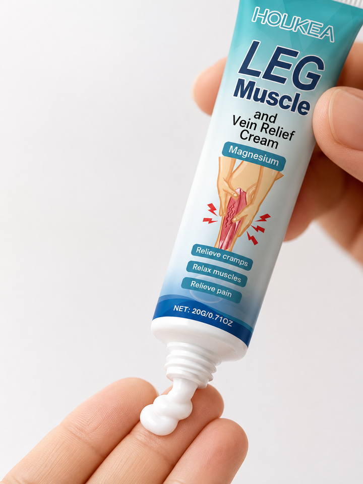 Magnesium Leg Relief Cream — Soothe Cramps, Vein Comfort