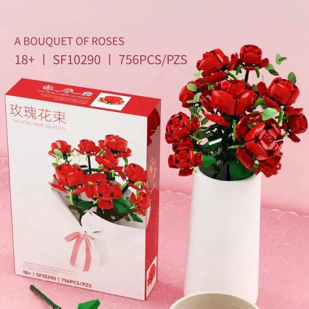 Building Block Flower Bouquet – Everlasting Home Decor