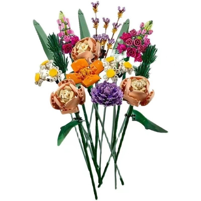 Building Block Flower Bouquet – Everlasting Home Decor