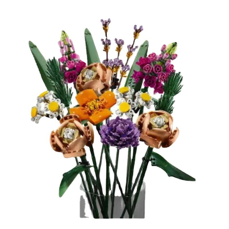 Building Block Flower Bouquet – Everlasting Home Decor