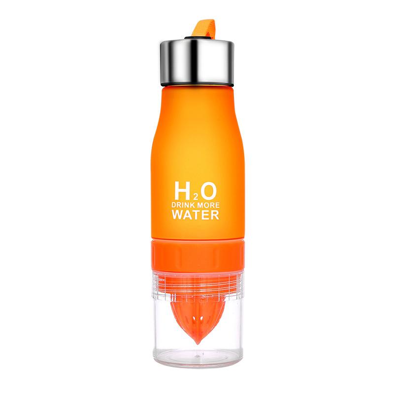 Citrus Juicer Water Bottle 650ml for Flavored Water