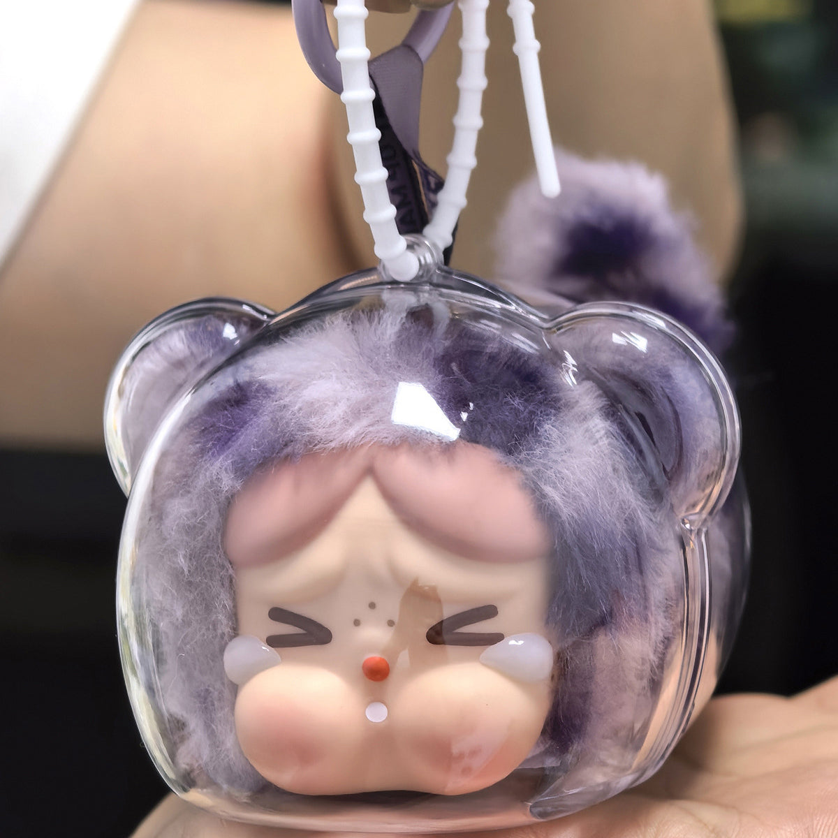 Transparent Collectible Doll Case for Visible Carrying