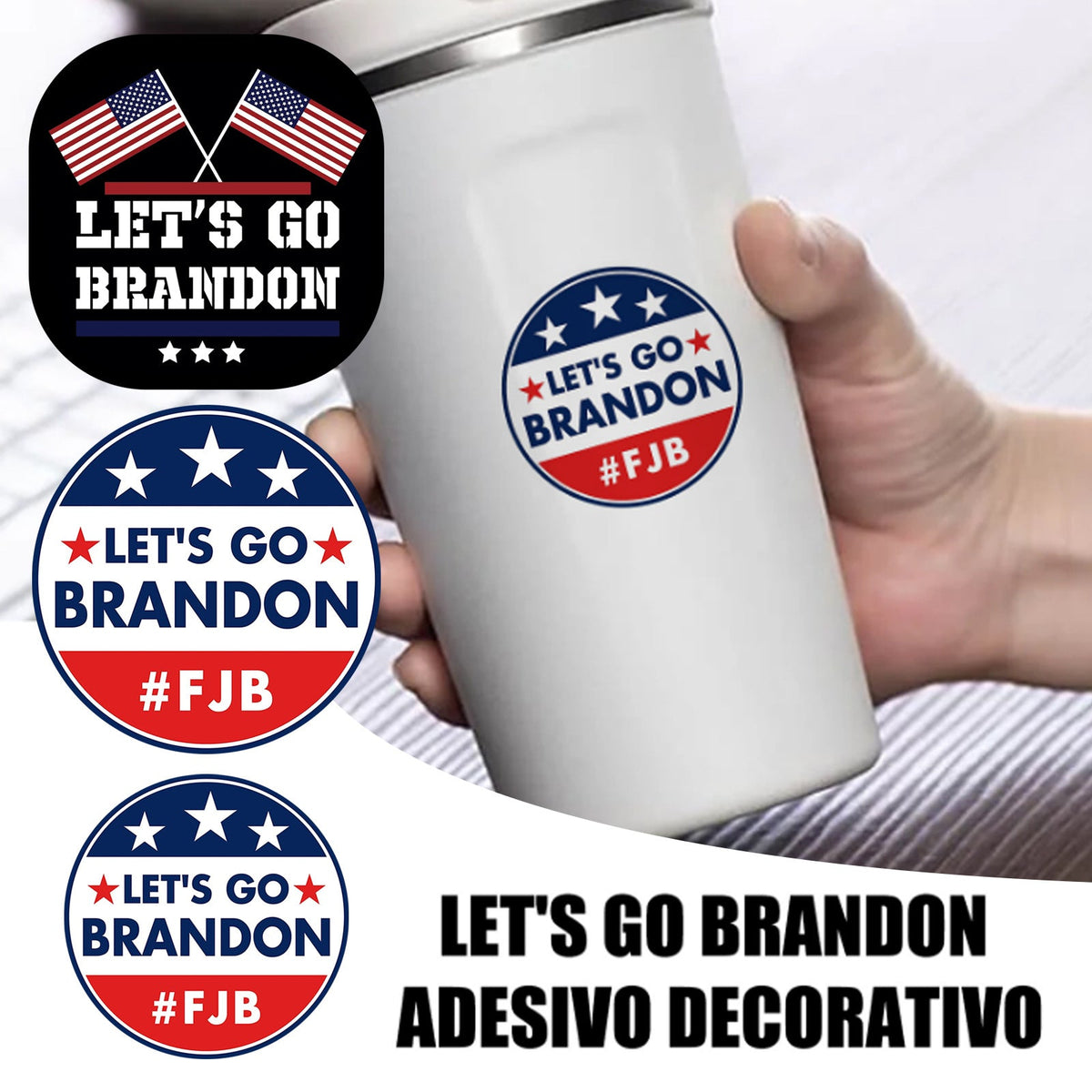 Let's Go Brandon Sticker – Patriotic Car & Home Decal
