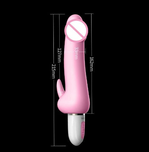 Waterproof Pulse Dildo Vibrator with Smart Heating