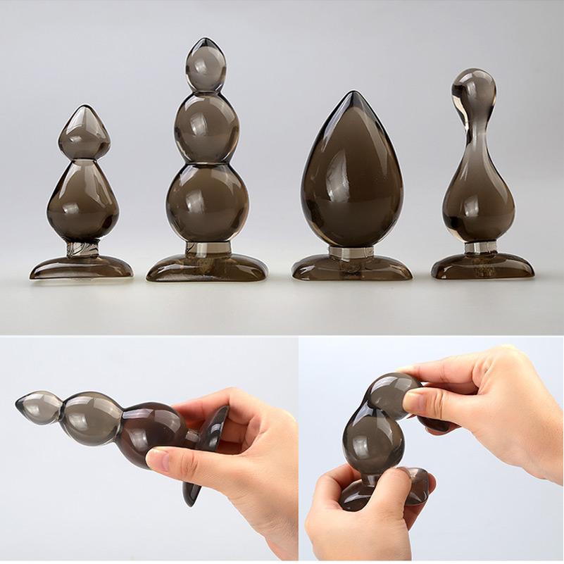Anal Training Set: 4 Graduated Waterproof Silicone Plugs