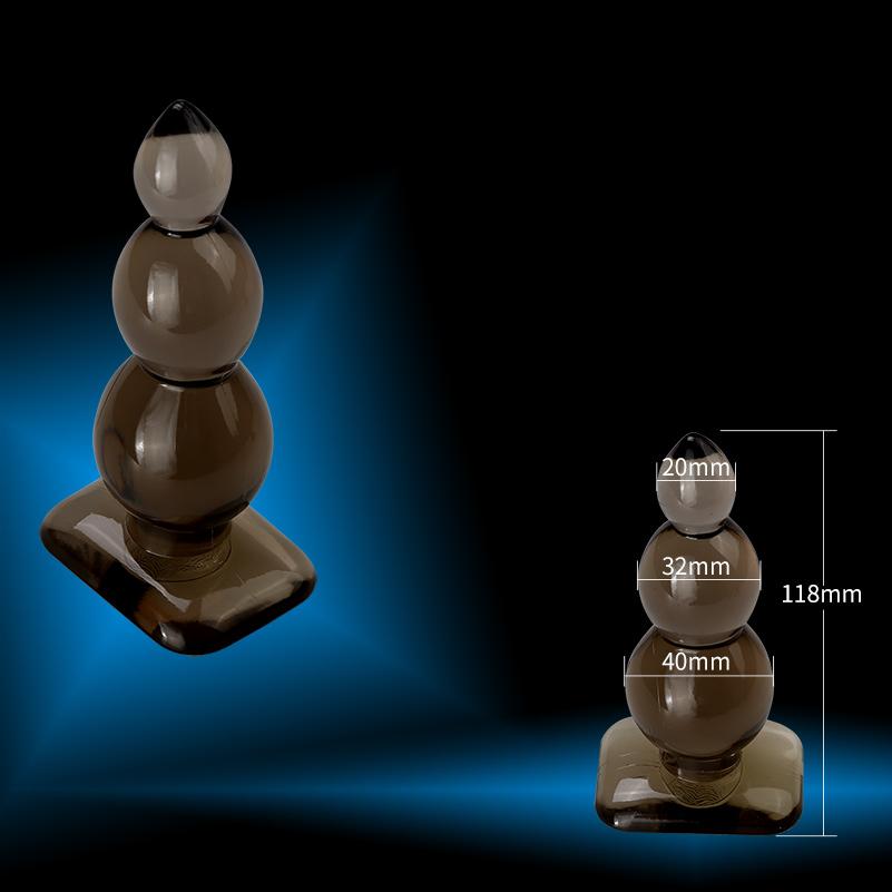 Anal Training Set: 4 Graduated Waterproof Silicone Plugs
