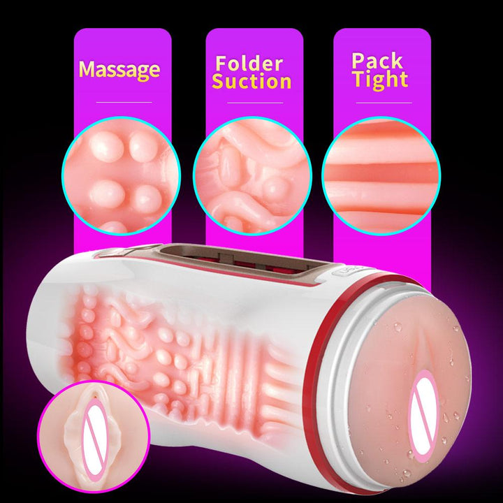 Electric Male Masturbator with Multi-Speed Stimulation