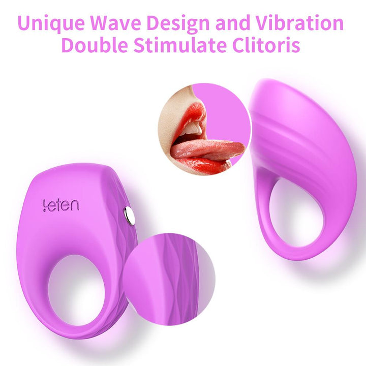 Vibrating Cock Ring for Couples With Dual Stimulation