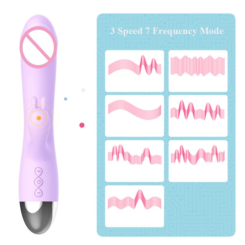Rabbit Vibrator With Customizable Dual Stimulation