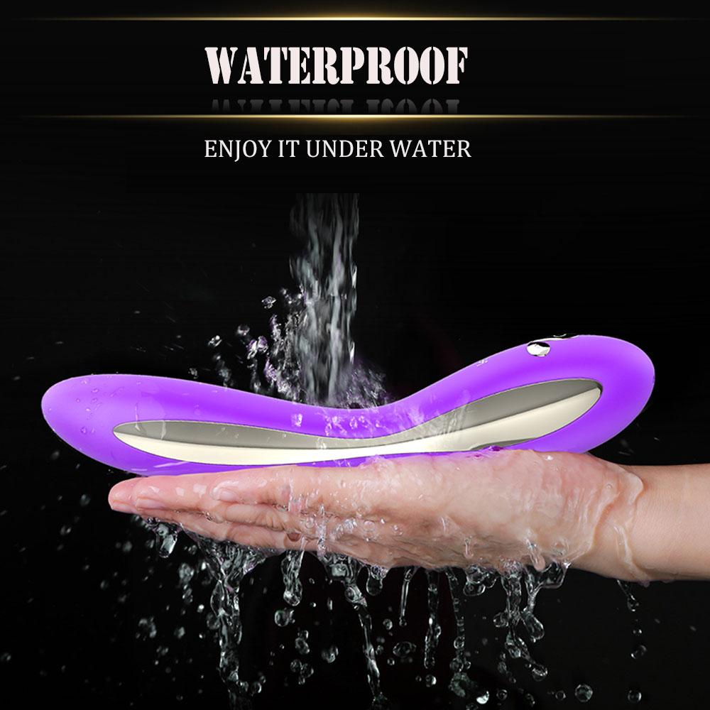 Waterproof Rechargeable Vibrator for Women, Purple
