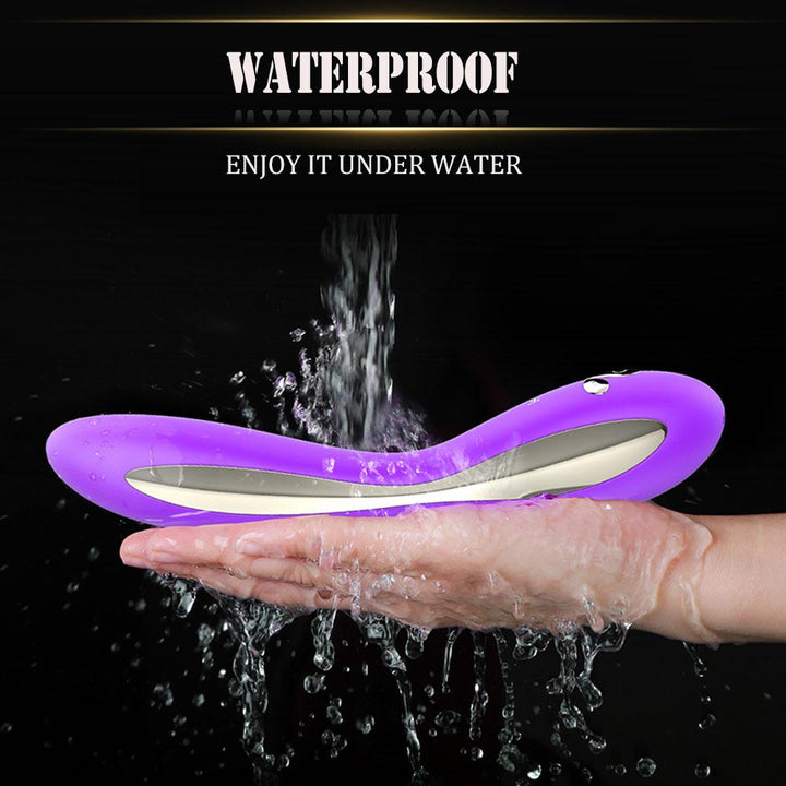 Waterproof Rechargeable Vibrator for Women, Purple