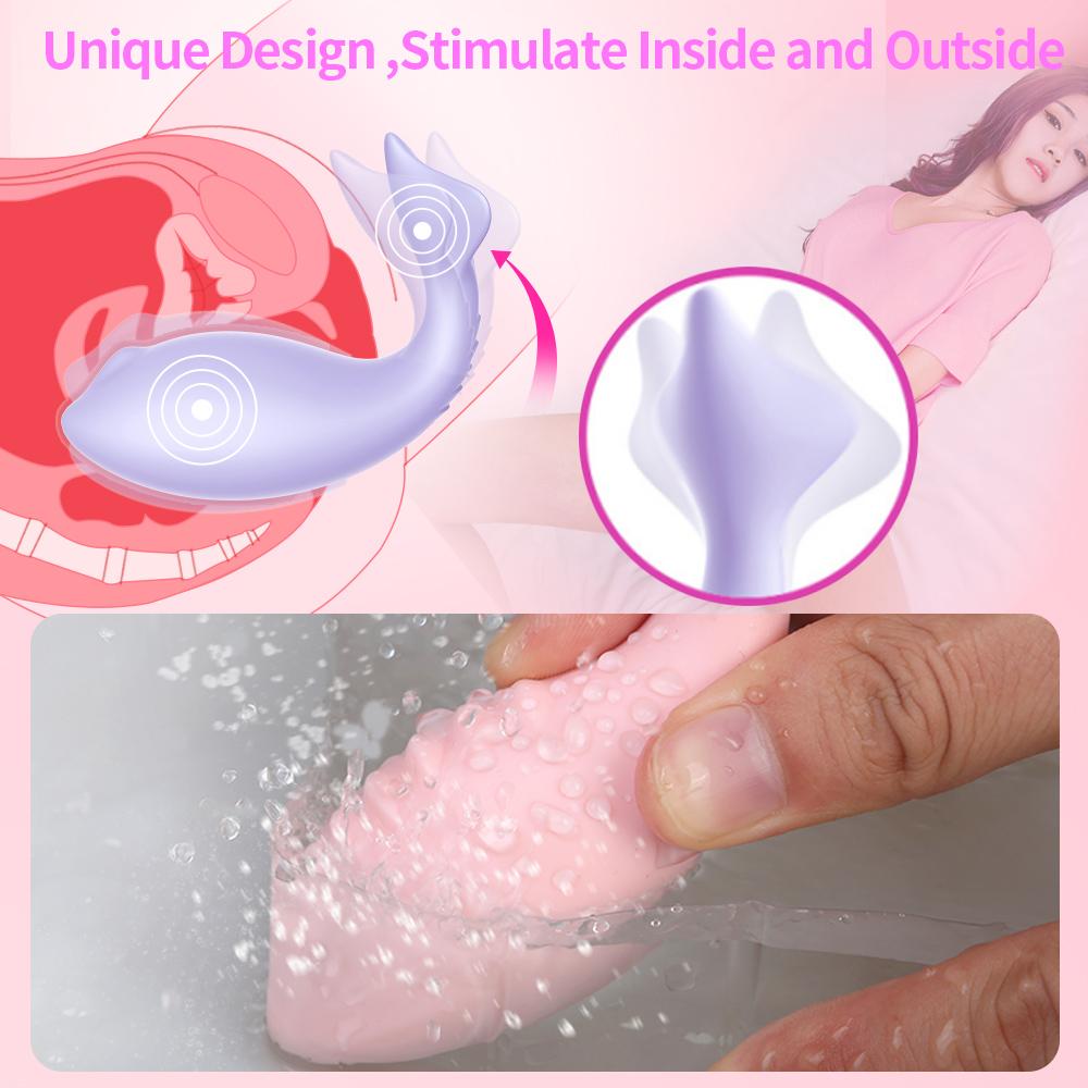 Silicone Bullet Vibrator for Inside-Outside Pleasure