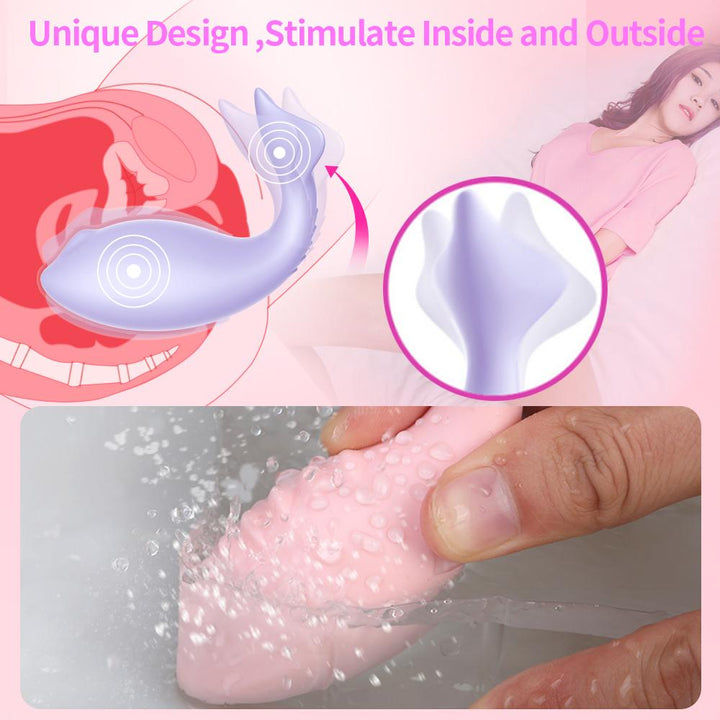Silicone Bullet Vibrator for Inside-Outside Pleasure