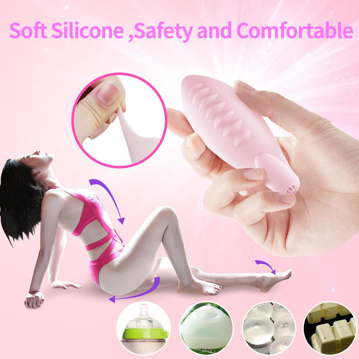 Silicone Bullet Vibrator for Inside-Outside Pleasure