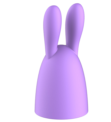 Silicone Vibrator Cock Ring with Interchangeable Heads
