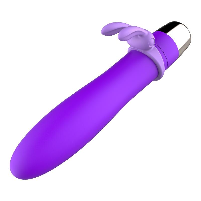 Silicone Vibrator Cock Ring with Interchangeable Heads