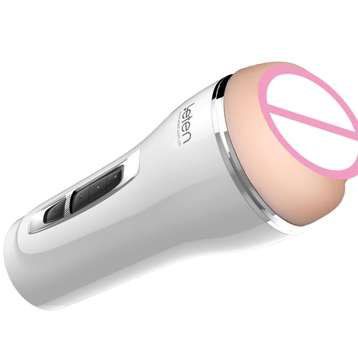 Electronic Male Masturbator With Adjustable Controls