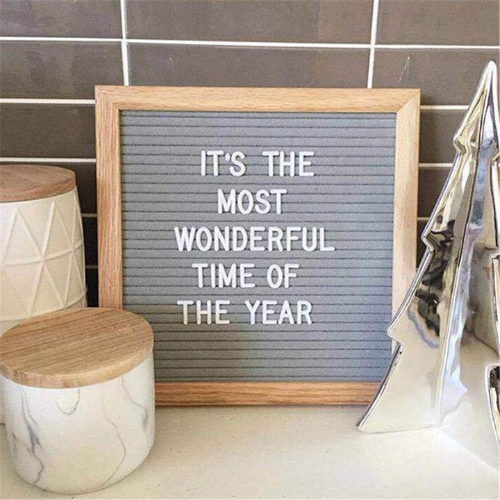 Wooden Letter Board for Changeable Home Wall Messages