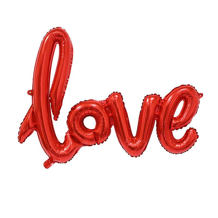LOVE Letter Foil Balloons for Romantic Celebrations