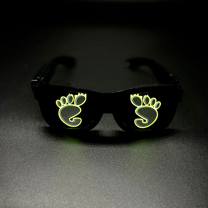 LED Light Up Glasses - Rechargeable Glow Party Eyewear