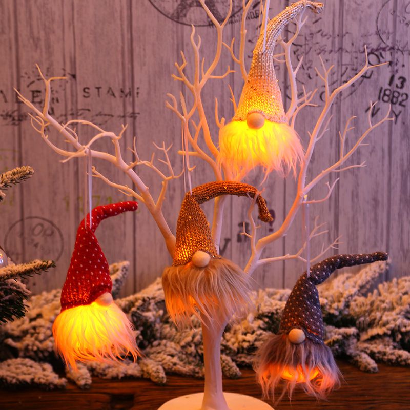 Illuminated Gnome Christmas Ornament for Cozy Decor