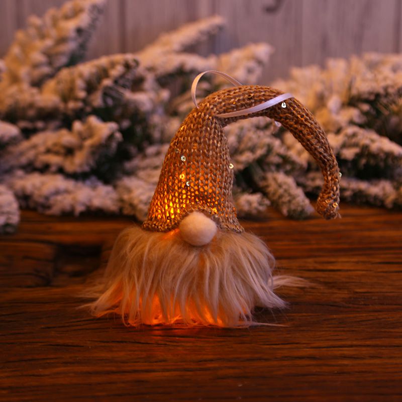 Illuminated Gnome Christmas Ornament for Cozy Decor