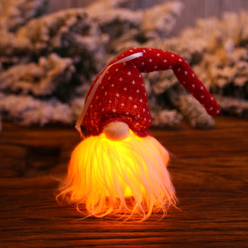 Illuminated Gnome Christmas Ornament for Cozy Decor
