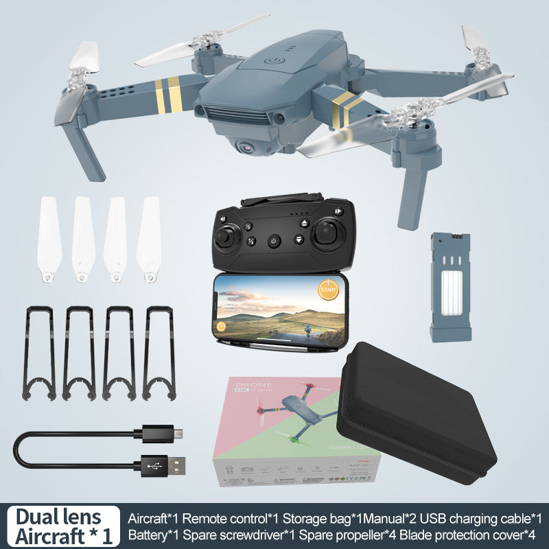 Foldable Camera Drone with LED Night Flight Lights